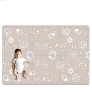 🧸 TCBunny // Extra Large Baby Play Mat 4x6ft - Non-Toxic Foam Puzzle Floor Mat
